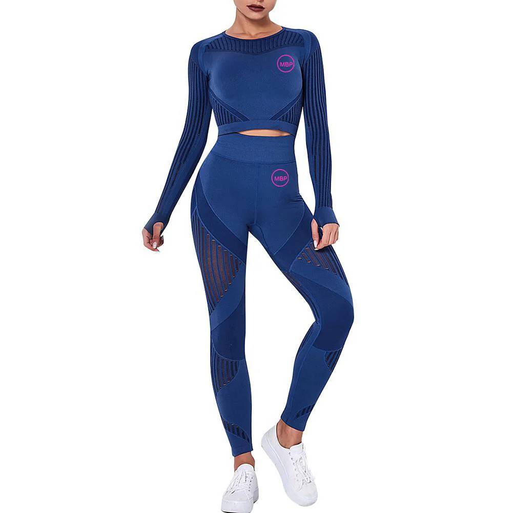 Active wear/yoga Set With Thumb Hole Sensual Silhouette-image