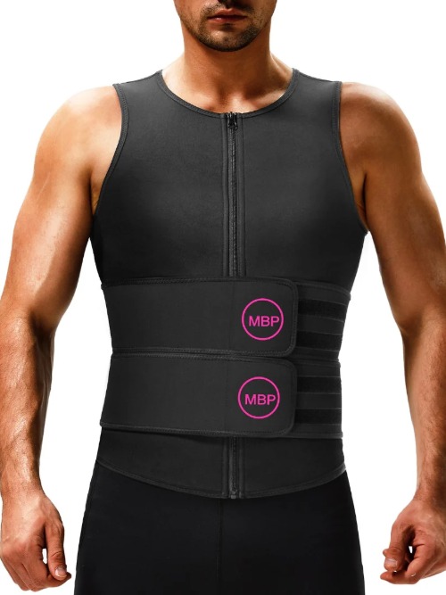 Mirabeautypolice-Men's Neoprene Sauna double Belt High Power Trainer Your Cart Subtotal-image-01