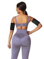 Mirabeautypolice-Black Neoprene Slimming Elastic Bands Arm Shaper For Fitness-image-01