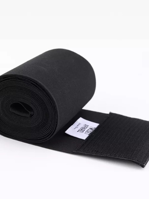 Mirabeautypolice-Women Waist Trimmer Wraps for Stomach with Loop Snatch Bandage Wrap Tummy wrap-image-01